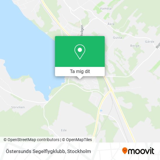 Östersunds Segelflygklubb karta