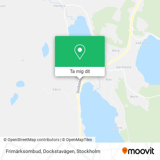 Frimärksombud, Dockstavägen karta