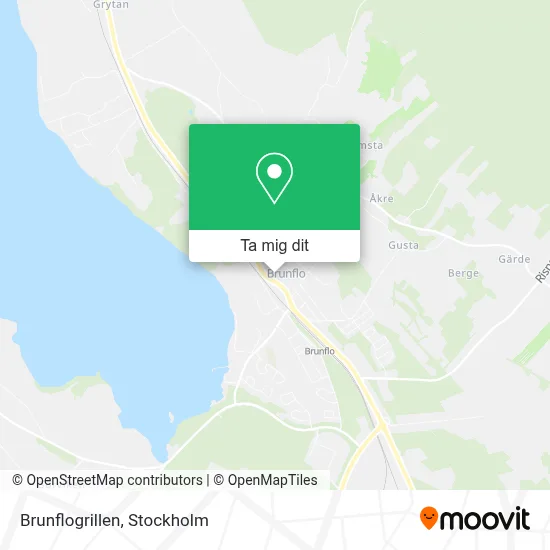 Brunflogrillen karta