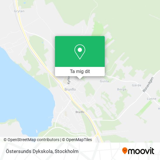 Östersunds Dykskola karta