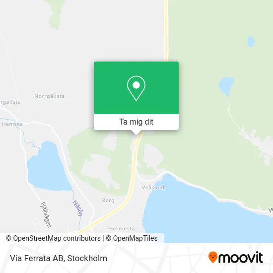 Via Ferrata AB karta