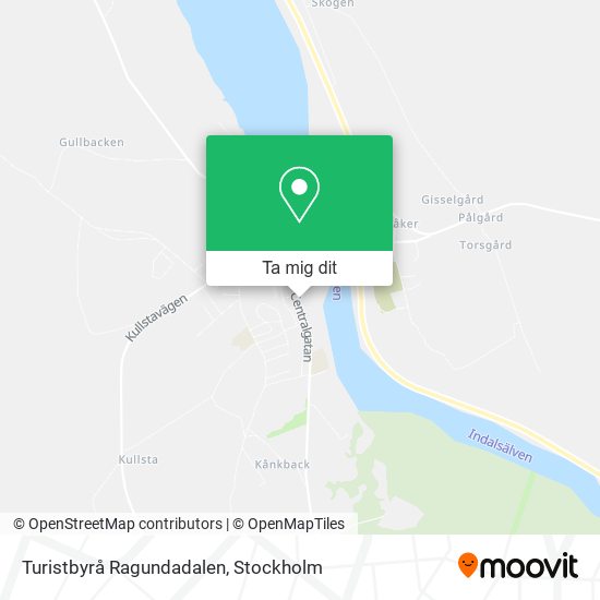 Turistbyrå Ragundadalen karta