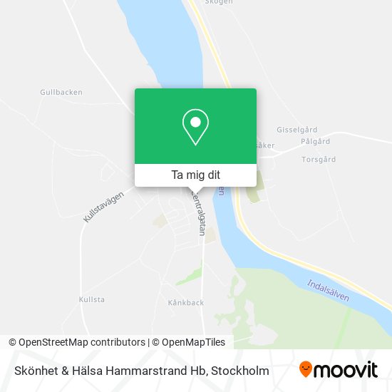 Skönhet & Hälsa Hammarstrand Hb karta