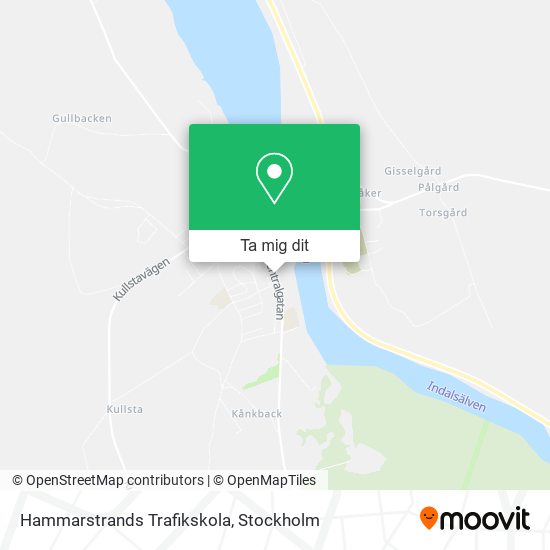 Hammarstrands Trafikskola karta