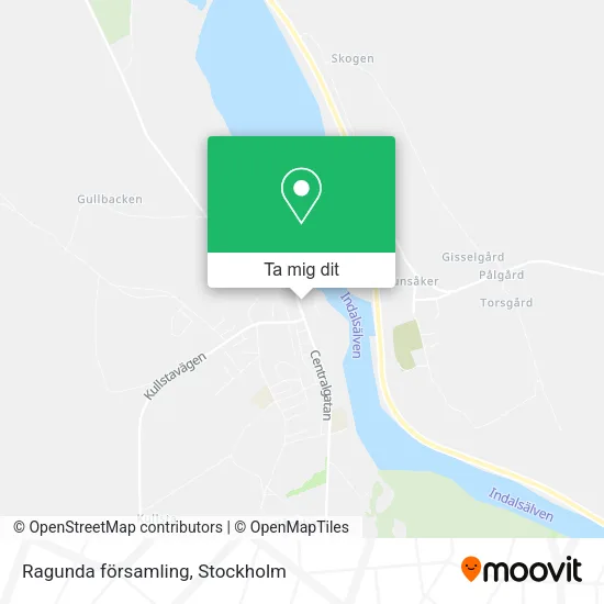 Ragunda församling karta