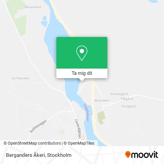 Berganders Åkeri karta