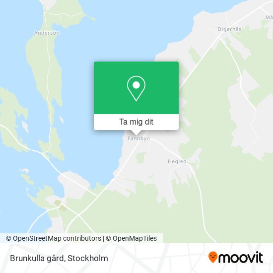 Brunkulla gård karta