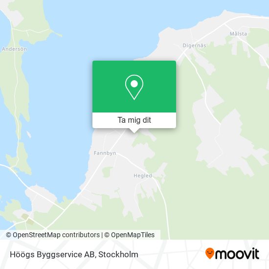 Höögs Byggservice AB karta