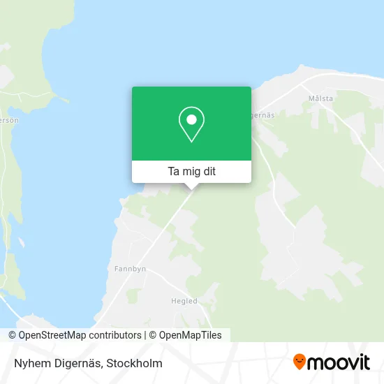 Nyhem Digernäs karta