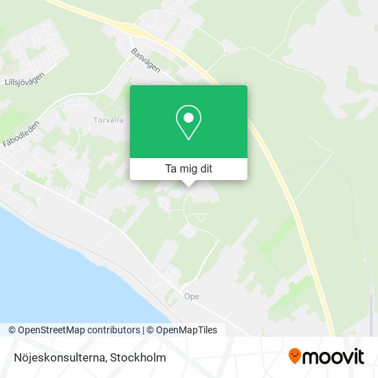 Nöjeskonsulterna karta