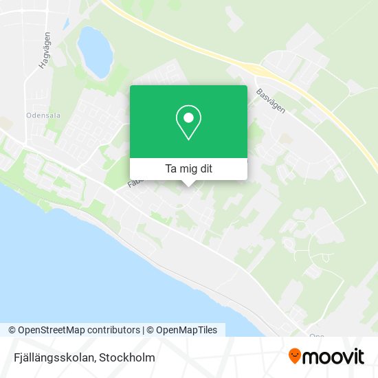 Fjällängsskolan karta