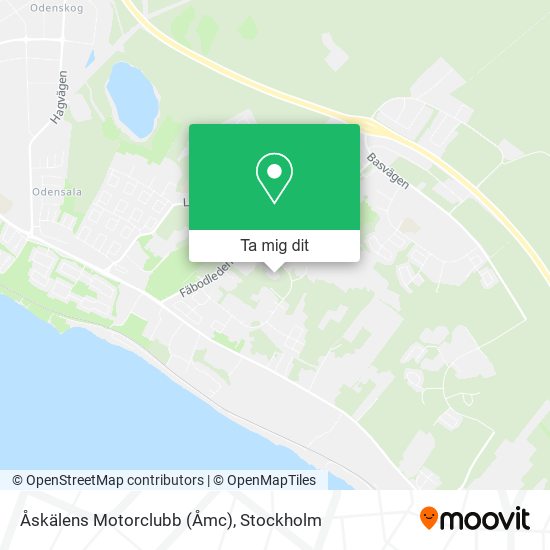 Åskälens Motorclubb (Åmc) karta