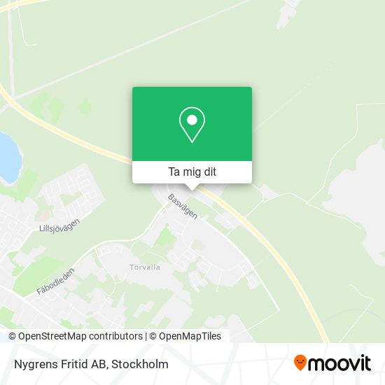 Nygrens Fritid AB karta