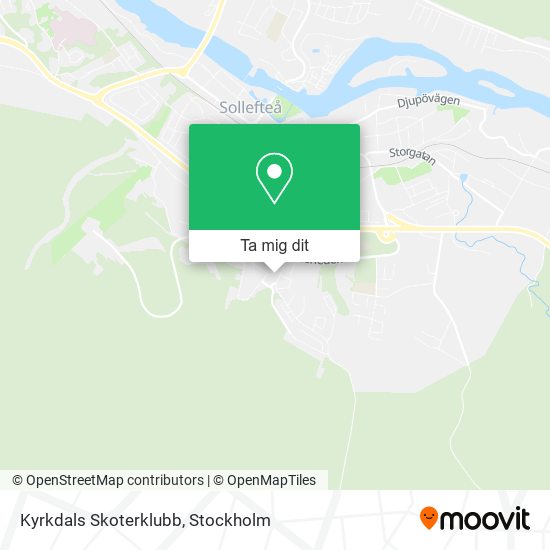 Kyrkdals Skoterklubb karta