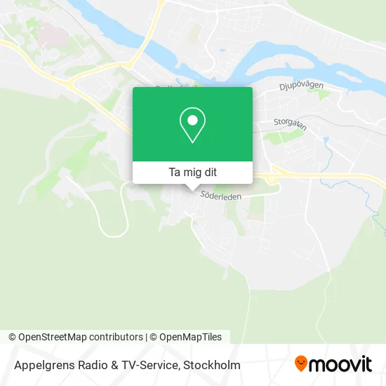 Appelgrens Radio & TV-Service karta