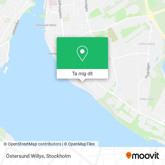 Östersund Willys karta