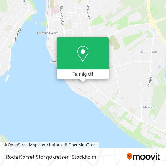 Röda Korset Storsjökretsen karta
