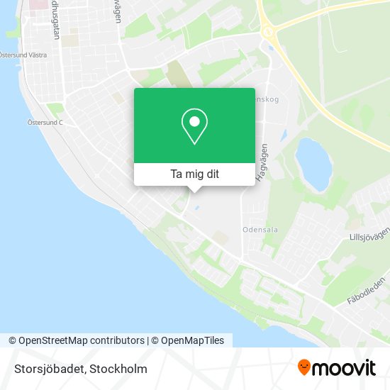 Storsjöbadet karta