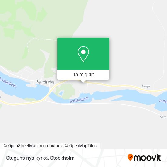 Stuguns nya kyrka karta