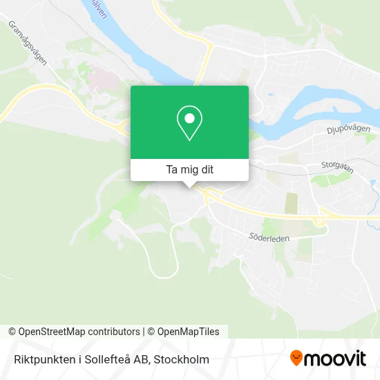 Riktpunkten i Sollefteå AB karta