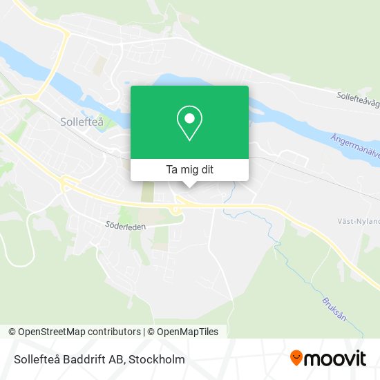 Sollefteå Baddrift AB karta