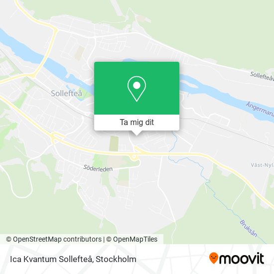 Ica Kvantum Sollefteå karta