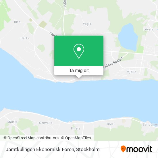 Jamtkulingen Ekonomisk Fören karta