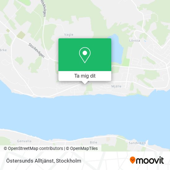 Östersunds Alltjänst karta