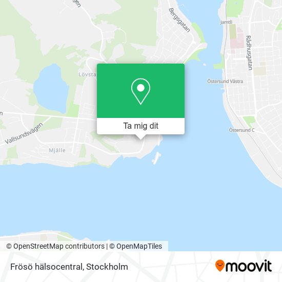 Frösö hälsocentral karta