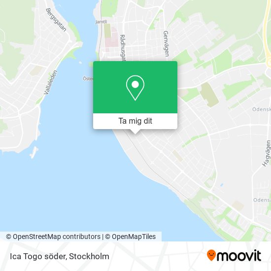 Ica Togo söder karta