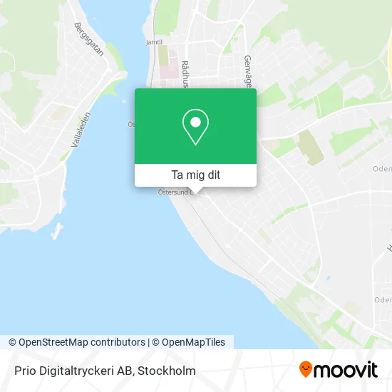 Prio Digitaltryckeri AB karta