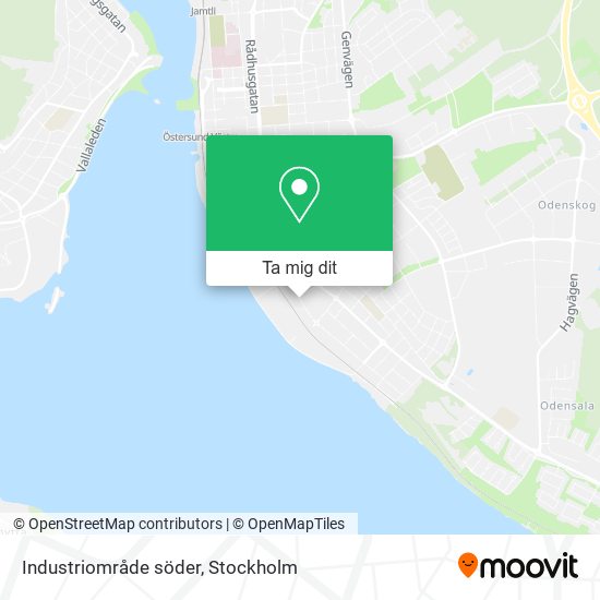 Industriområde söder karta