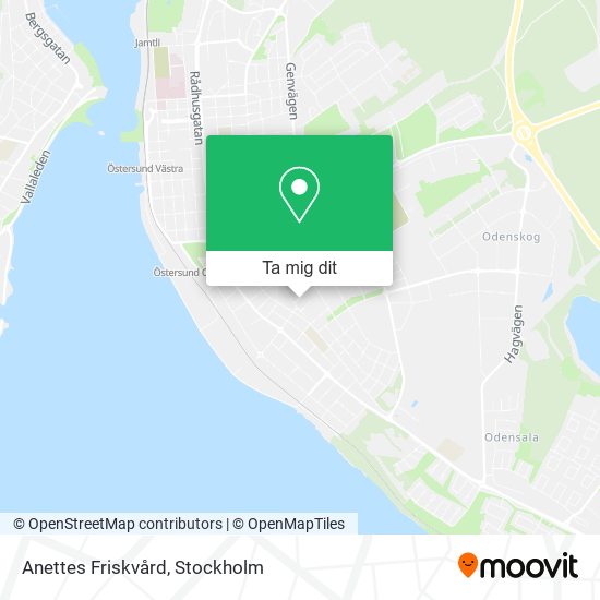 Anettes Friskvård karta