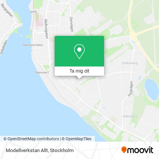 Modellverkstan Allt karta