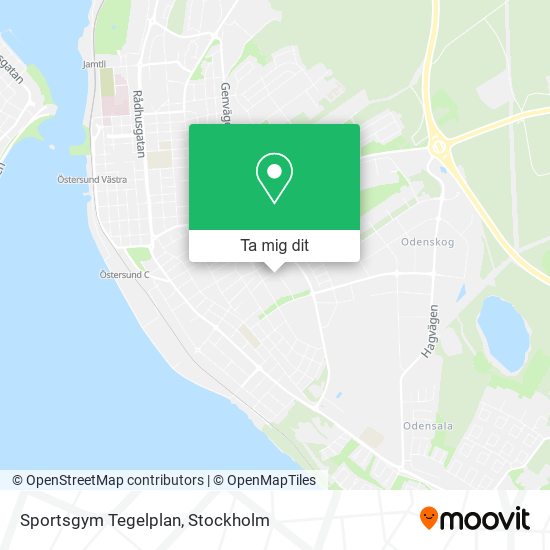 Sportsgym Tegelplan karta