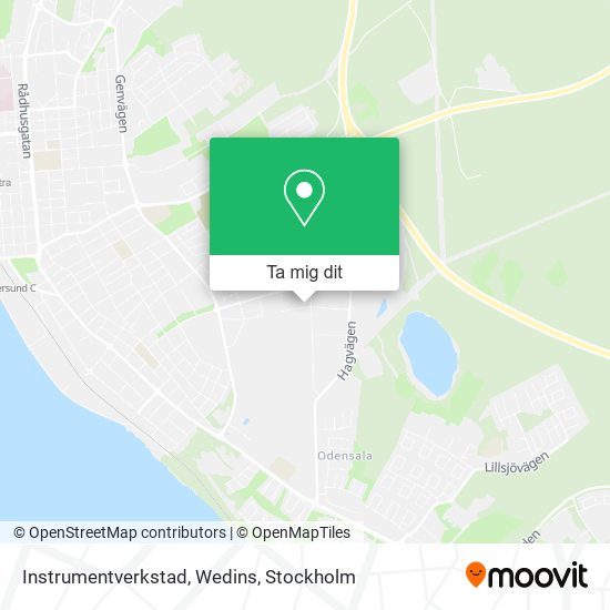 Instrumentverkstad, Wedins karta