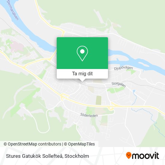 Stures Gatukök Sollefteå karta