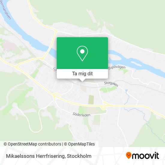 Mikaelssons Herrfrisering karta