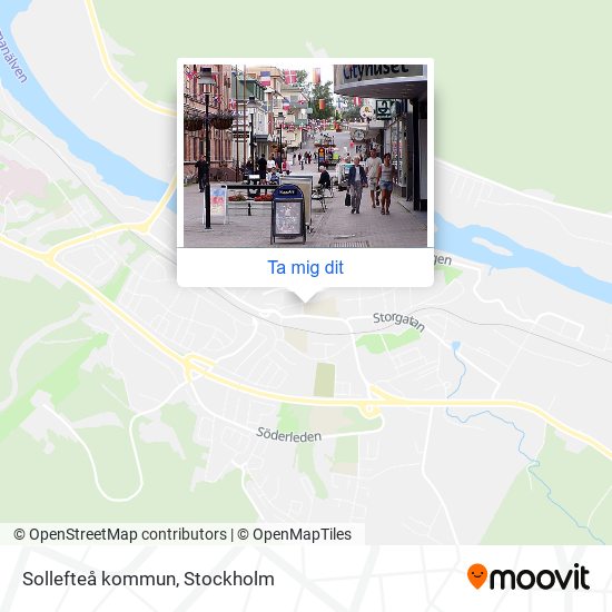 Sollefteå kommun karta