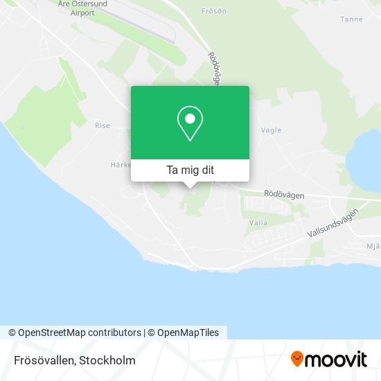 Frösövallen karta