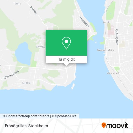 Frösögrillen karta