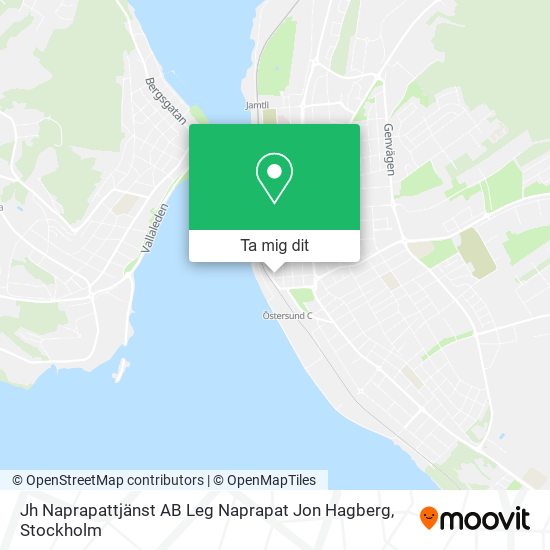 Jh Naprapattjänst AB Leg Naprapat Jon Hagberg karta