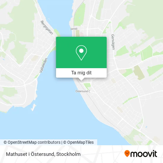 Mathuset i Östersund karta