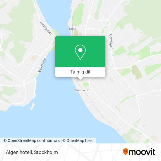 Älgen hotell karta