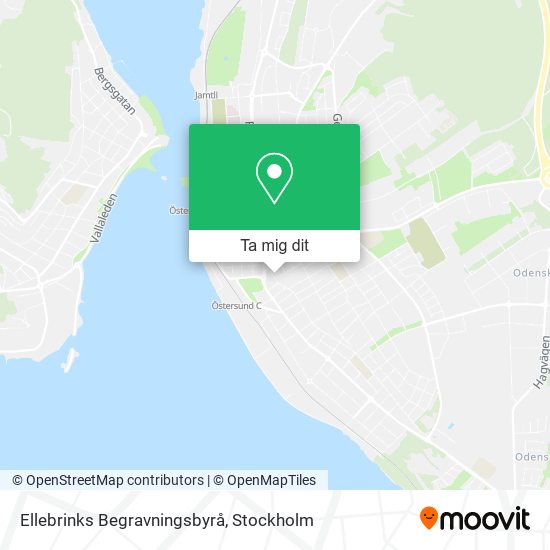 Ellebrinks Begravningsbyrå karta