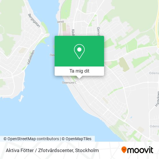 Aktiva Fötter / Zfotvårdscenter karta