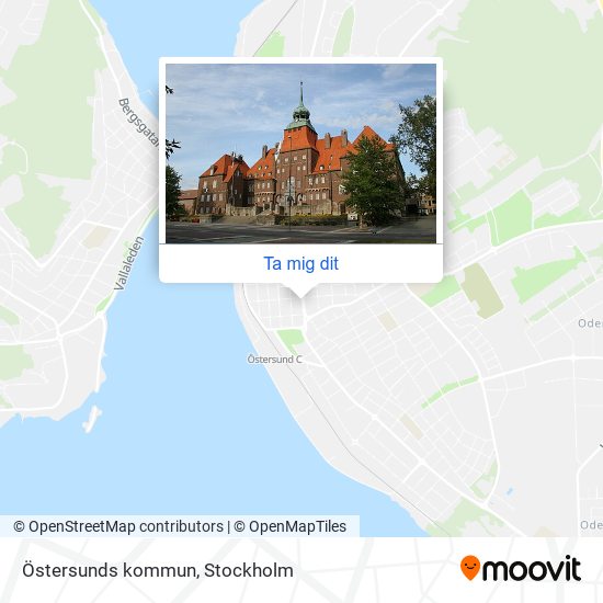 Östersunds kommun karta