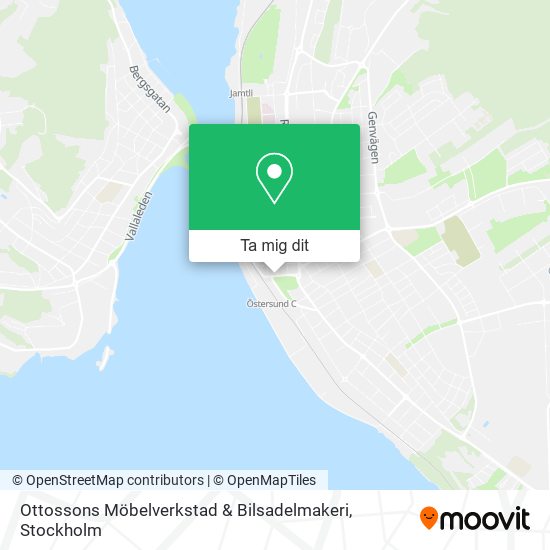 Ottossons Möbelverkstad & Bilsadelmakeri karta