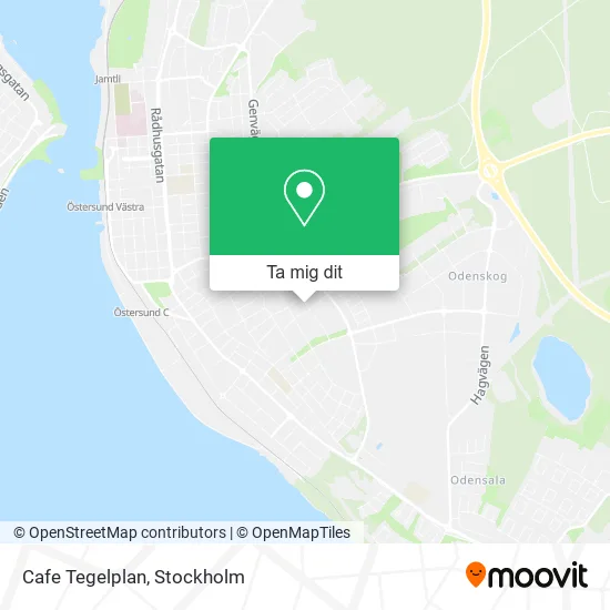 Cafe Tegelplan karta