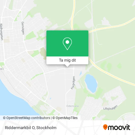 Riddermarkbil O karta